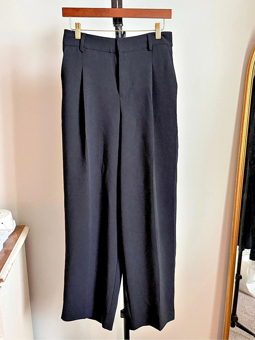 A New Day Black Wide Leg Pants Like New